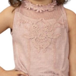 Mia Joy by Joyfolie Fleur Tank | Dust Rose | Size 8